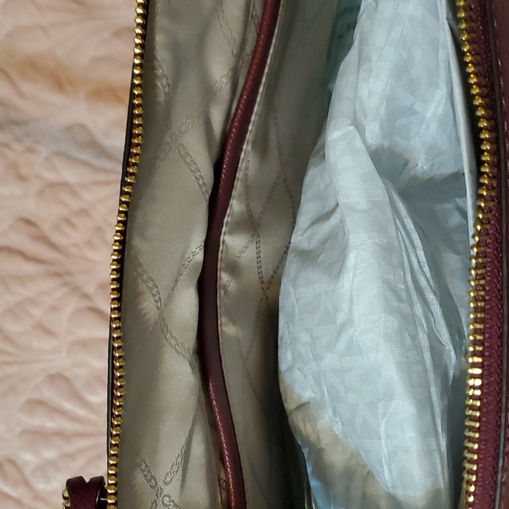 Michael Kors Dark Berry Tote - Picture 9 of 12